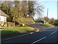 Road junction at Llangwm