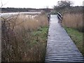 Board Walk beside Church Marshes Fishing Lake