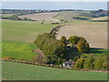 Mead End from the northwest slope of Knowle Hill