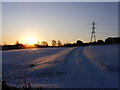 Birley Wood Golf Course  - January 2010 sunrise.