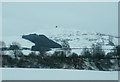 View towards Kinpurney Hill from north of Newtyle