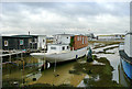 Houseboats at Shoreham Beach, West Sussex