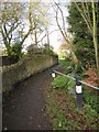 Footpath past the church