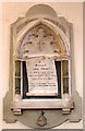 All Saints, Patcham, Sussex - Wall monument