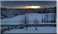 Sunrise over Wombwell in the Dearne Valley