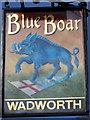 Sign for the Blue Boar