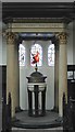 St Andrew, Hove, Sussex - Font under canopy