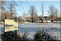 Ice on the pond, Long Itchington