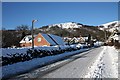 SO7741 : Upper Welland Road in the snow by Bob Embleton
