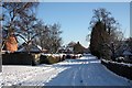 St Wulstans Drive in the snow