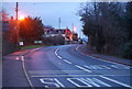 A39 coming into Carhampton