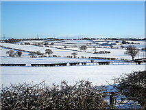 NS5851 : Snowy Fields Near Polnoon by Iain Thompson