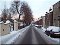 Winter view down Carr Road