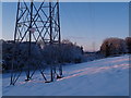 NZ0558 : Electricity Transmission Pylons on Apperley Bank by Clive Nicholson
