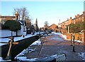 York Street Lock in winter, Staffs & Worcs Canal