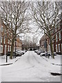 Stanley Place in the snow