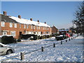 A snowy Chalton Crescent