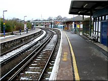 SY6990 : Dorchester South Station by Nigel Mykura