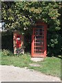 Public phone box at Ivychurch