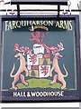 Sign for the Farquharson Arms