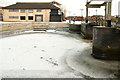 J3473 : The frozen River Lagan, Belfast (6) by Albert Bridge