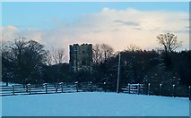 SE2768 : Huby's Tower, Winter Sun by Matthew Hatton