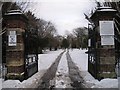 Entrance to East Cemetery - Darlington
