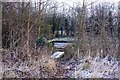 Footbridge over a ditch by the A415