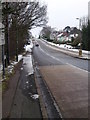 Looking  South up A27 Oak Hill  from Portsmouth Road Junction