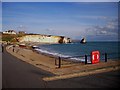 Freshwater Bay Looking East Towards Chalk Cliffs