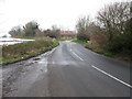 View along Grinsell Hill from lay-by