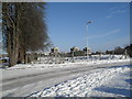 Looking over from Lavant Drive towards the towerblocks in Lockersley Road