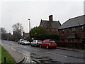 Looking from the access road for Arundel Castle Cricket Ground towards London Road