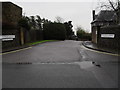 Looking from London Road into Tower House Gardens