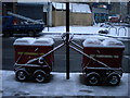 Mail trolleys, Rousden Street NW1