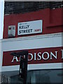 Street sign, Kelly Street NW1