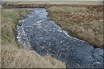 HP6013 : Crushed ice in the Burn of Burrafirth by Mike Pennington