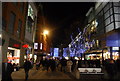 Late night Christmas shopping, Market St