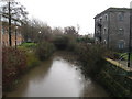 Dock feeder canal, from Herbert St. bridge, Cardiff