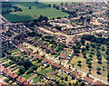 Aerial view of Kingsley Lane and Sandown Road, Thundersley