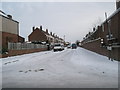 Looking from Court Lane into Mansvid Avenue