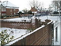 Looking from Mansvid Avenue towards Hilary Avenue