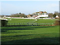 Folkestone racecourse from Stone Street