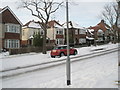 A splash of  colour in Penarth Avenue