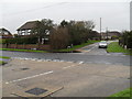 Looking from Hawley Road across Holmes Lane into The Crescent