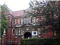 Main entrance to what was the City School, Lincoln