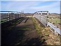 Footbridge over the M25 near Charman