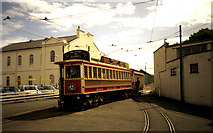 SC4594 : Ramsey, Manx Electric Railway by Dr Neil Clifton