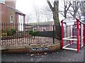 Bus stop outside Park Lodge Court