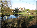 Pond and Willow Cottage on Calleywell Lane